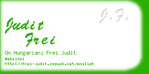 judit frei business card